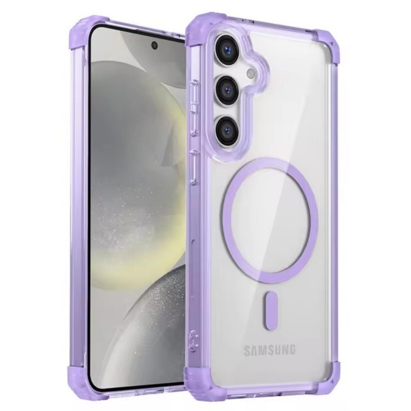 ถุงลมนิรภัยปลอกแข็งแม่เหล็กสําหรับ Samsung Galaxy S23 S24 S22 S21Ultra Plus 5G เคสกันกระแทกฝาครอบป้องกัน