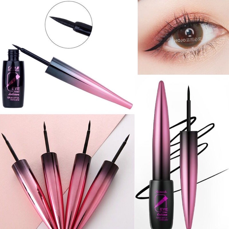 shiny girl: อายไลเนอร์ชนิดน้ำยาวนานดำของแท้ซุปเปอร์กันน้ำและ ยาวนานไม่สำคัญสามเณรอายไลเนอร์ปากกาสีดำ YE760 - รูปที่ 7