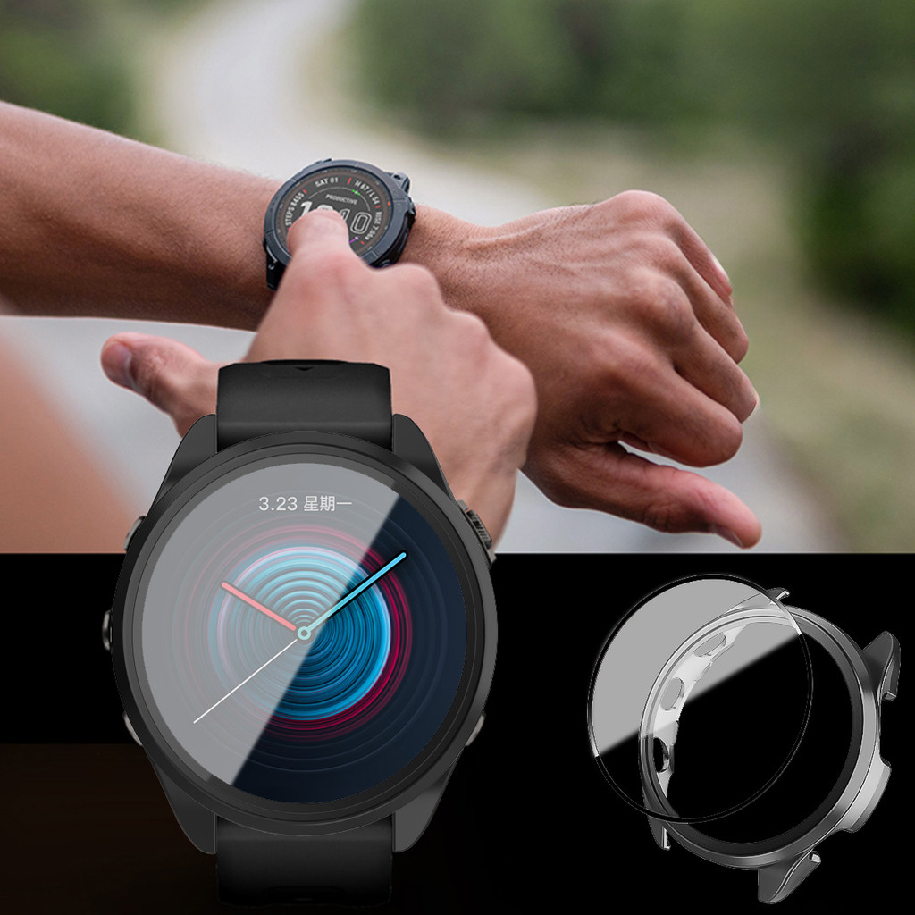 สําหรับผู้เบิกทาง Garmin 165 Watch Case + รูปที่ 7