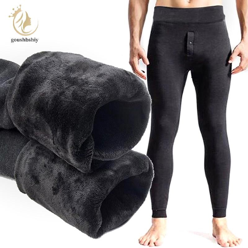 [GOY] Merino Wool Base Layer Pants Mens Merino Wool Baselayer Bottoms Thermal Long Johns Legging Homme Soft Warm TH
