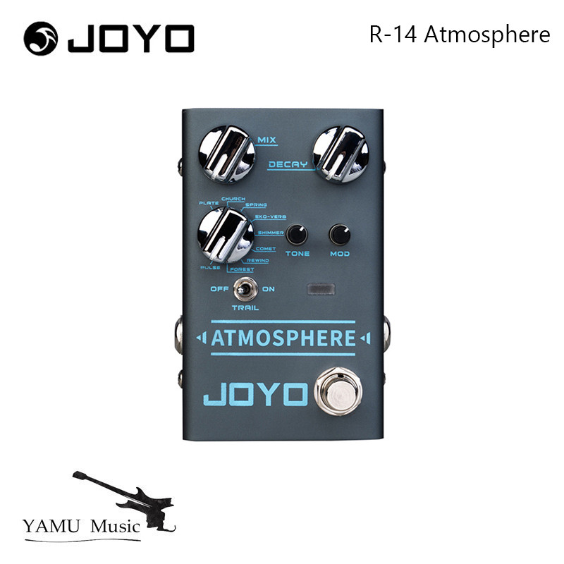 JOYO R-14 บรรยากาศดิจิตอล Reverb เอฟเฟกต์กีตาร์เหยียบ R 14 บรรยากาศ
