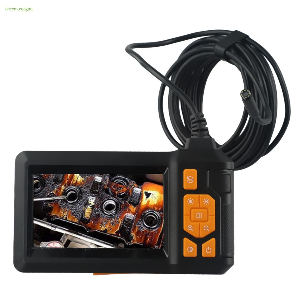 ครั้งเดียว| 1080p Industrial Borescopes 4.3in HD Borescope กล้องตรวจสอบ 8 มม. เลนส์เดียว