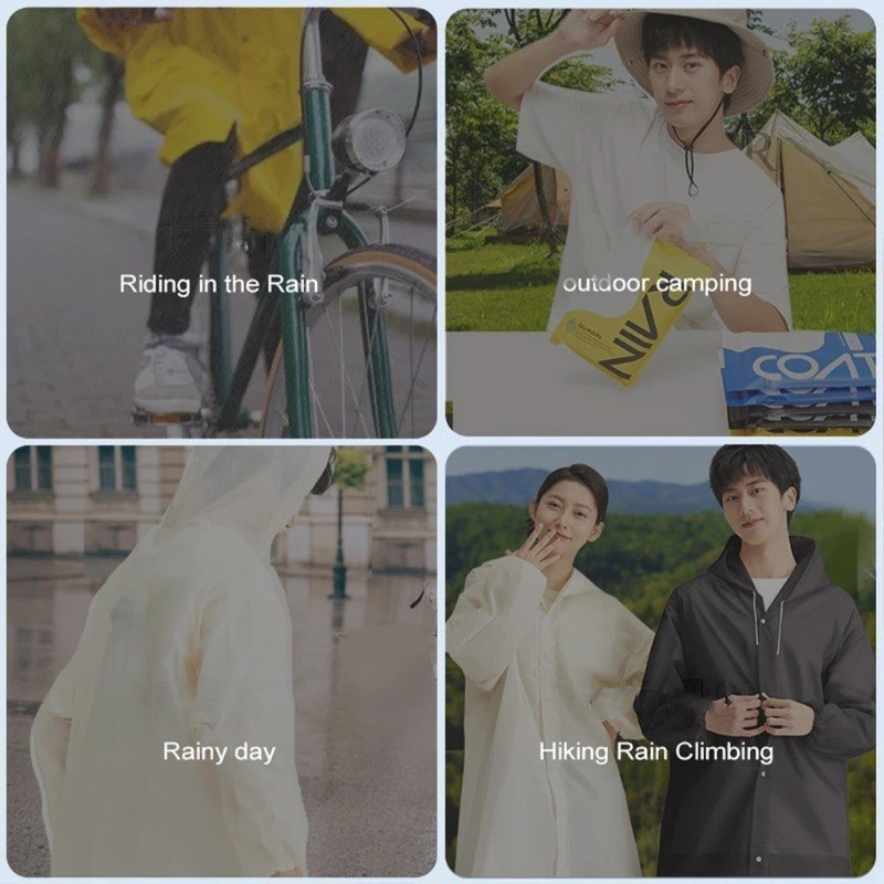 เสื้อกันฝนผู้ใหญ่ EVA แบบมีฮู้ด thumbnail 3