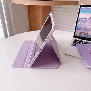 หมุนได้ 360 เคสสำหรับ Redmi Pad 2 9.7 2026 หลังใส เคส สำหรับ Redmi Pad SE 8.7 Pad 2 11 Redmi Pro 12.1 ใส่ปากกาด้านขวา