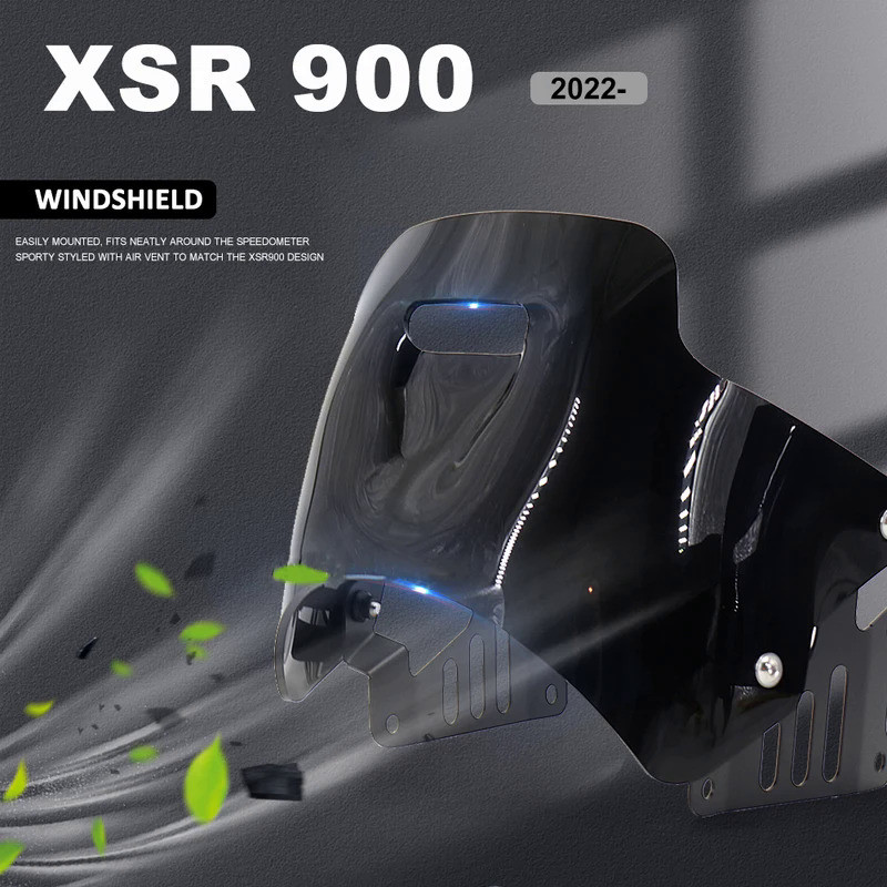 SL Motorcycle WindScreen Windshield Fairing Deflector Cover Wind Deflector Visor New For Yamaha XSR9