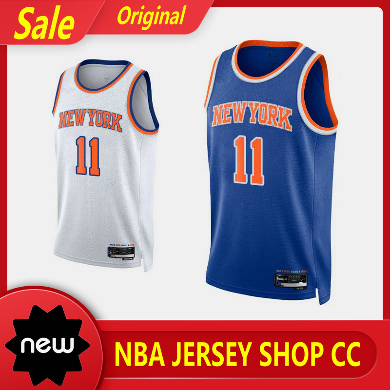 เสื้อบาสเก็ตบอลต้นฉบับของ Jalen Brunson สําหรับผู้ชาย