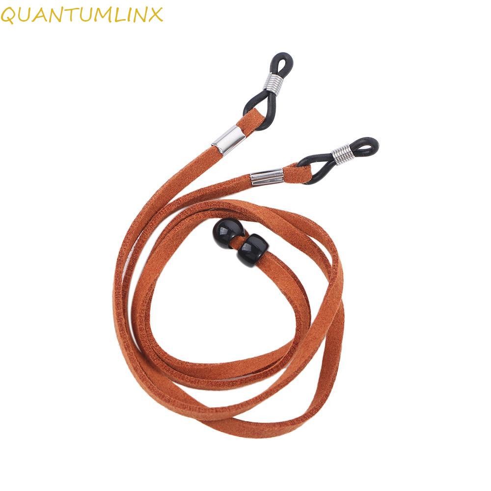 Quantuml หนังแว่นตาสายคล้องผู้ชายประณีต PU หนังแว่นตา Retainer แว่นตาแว่นตาสายไฟแว่นตา Lanyard