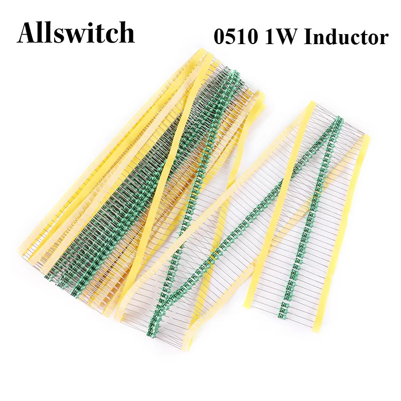 100/50pcs 0510 1WแหวนสีInductor DIPสีวงกลมCoils Inductor 100UH-10MH 100UH 220UH 330UH 1MH 1.5MH 2.2M