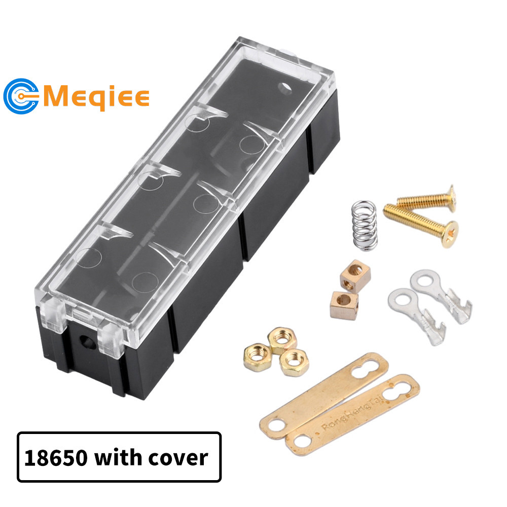18650/21700 กล่องแบตเตอรี่ Slicable Solder-free DIY กล่องแบตเตอรี่พร้อมฝาปิด