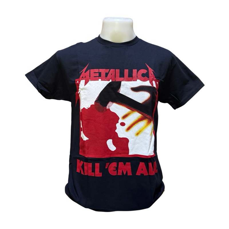 เสื้อวง METALLICA ลาย KILL 'EM ALL TRACKS (2017) ลิขสิทธิ์แท้ UK tee tee