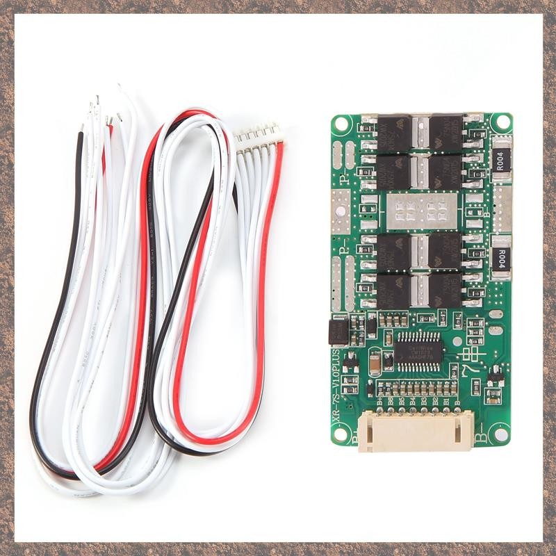 [CVD] 7s 24V 18A แบตเตอรี่ลิเธียม 18650 บอร์ดป้องกันการชาร์จ PCB PCM พอร์ตทั่วไปสําหรับเครื่องมือไฟฟ