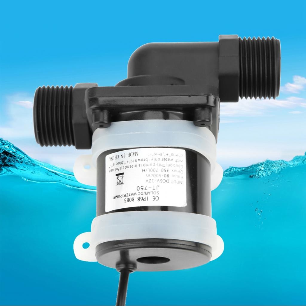 ปั๊มน้ำเพิ่มกระแสหมุนเวียนขนาดเล็ก DC 12V-40 ℃ -100 ℃ อุปกรณ์เสริมอะไหล่
