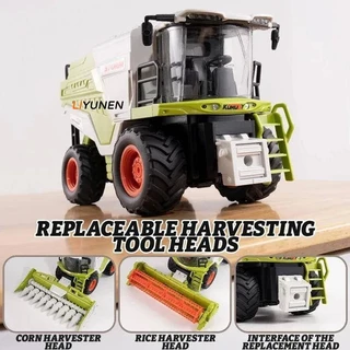 RC Farm Harvester รถบรรทุกรถแทรกเตอร์ของเล่นจําลองรีโมทคอนโทรลรถการเกษตรสเปรย์หมอกอิเล็กทรอนิกส์ชาวนาของเล่นเด็กผู้ชาย