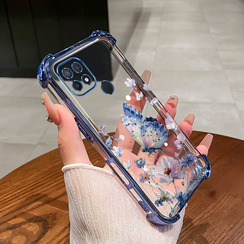 ปลอก OPPO A15 A15S A35 เคสโทรศัพท์สําหรับเด็กผู้หญิง 2025 ใหม่ Soft Anti fall เกราะป้องกันน่ารัก LSHD