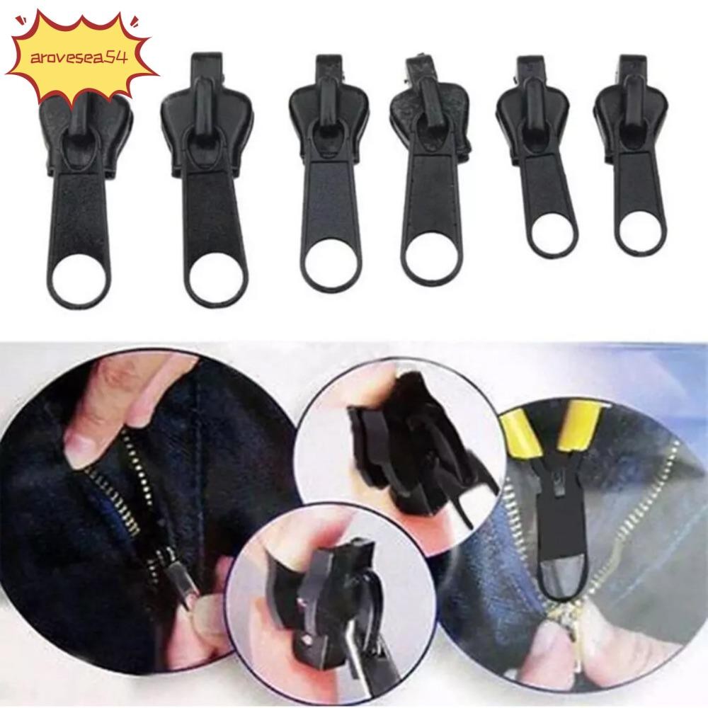 Arove 6 ชิ้นเปลี่ยนซิป, กระเป๋าเป้สะพายหลังซ่อมที่ถอดออกได้ซ่อมซิป, DIY เย็บอุปกรณ์เย็บผ้า