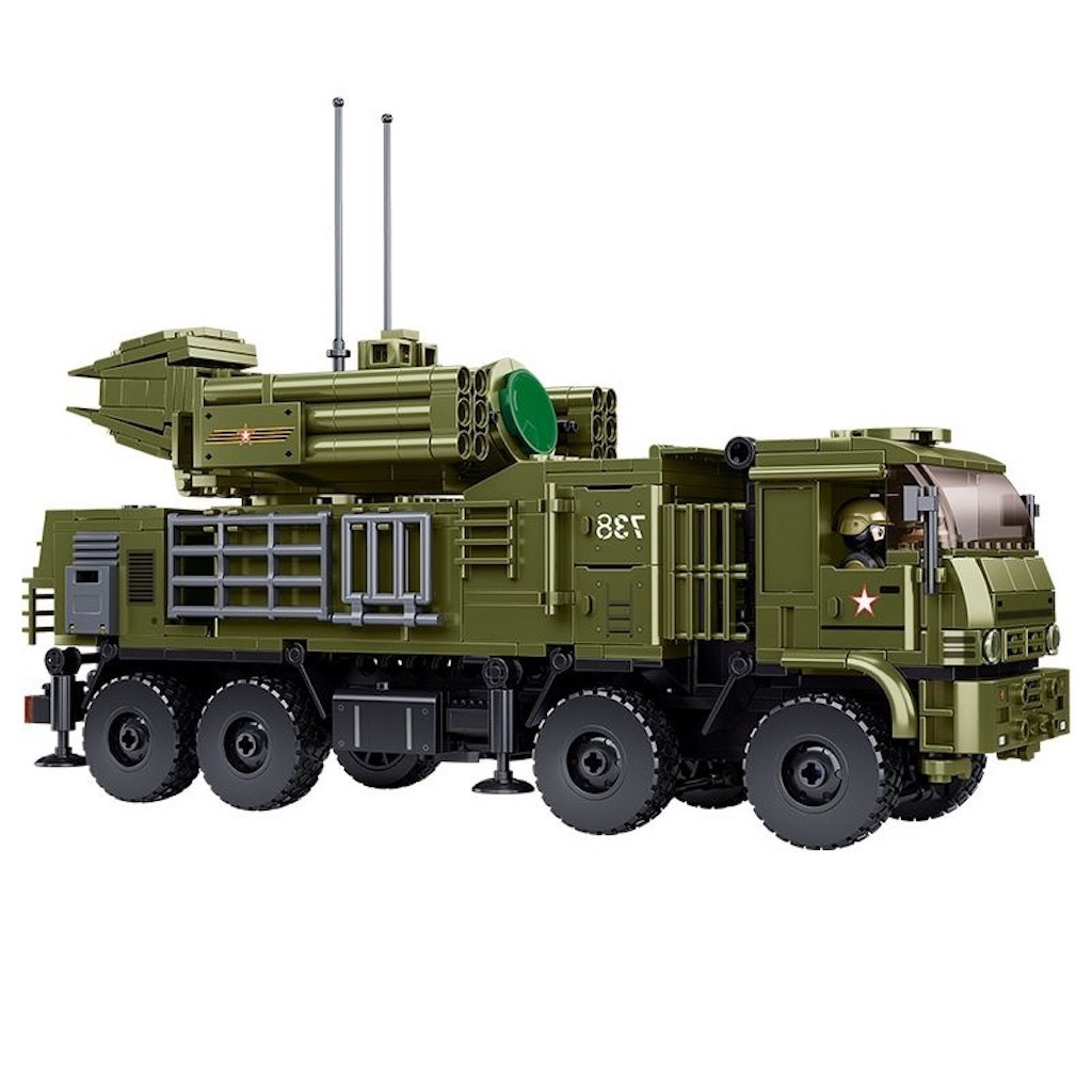 Mybrickstore 669PCS MOC Pantsir S1S Air Defense System รถบรรทุกรูปพัฒนาของเล่น Building Block อิฐของ