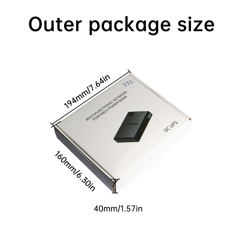 DIYMORE 1018L เครื่องสํารองไฟ DC แหล่งจ่ายไฟสํารอง UPS Power Router Optical Cat อะแดปเตอร์ในตัว 5V/9V/12V/15V/24V