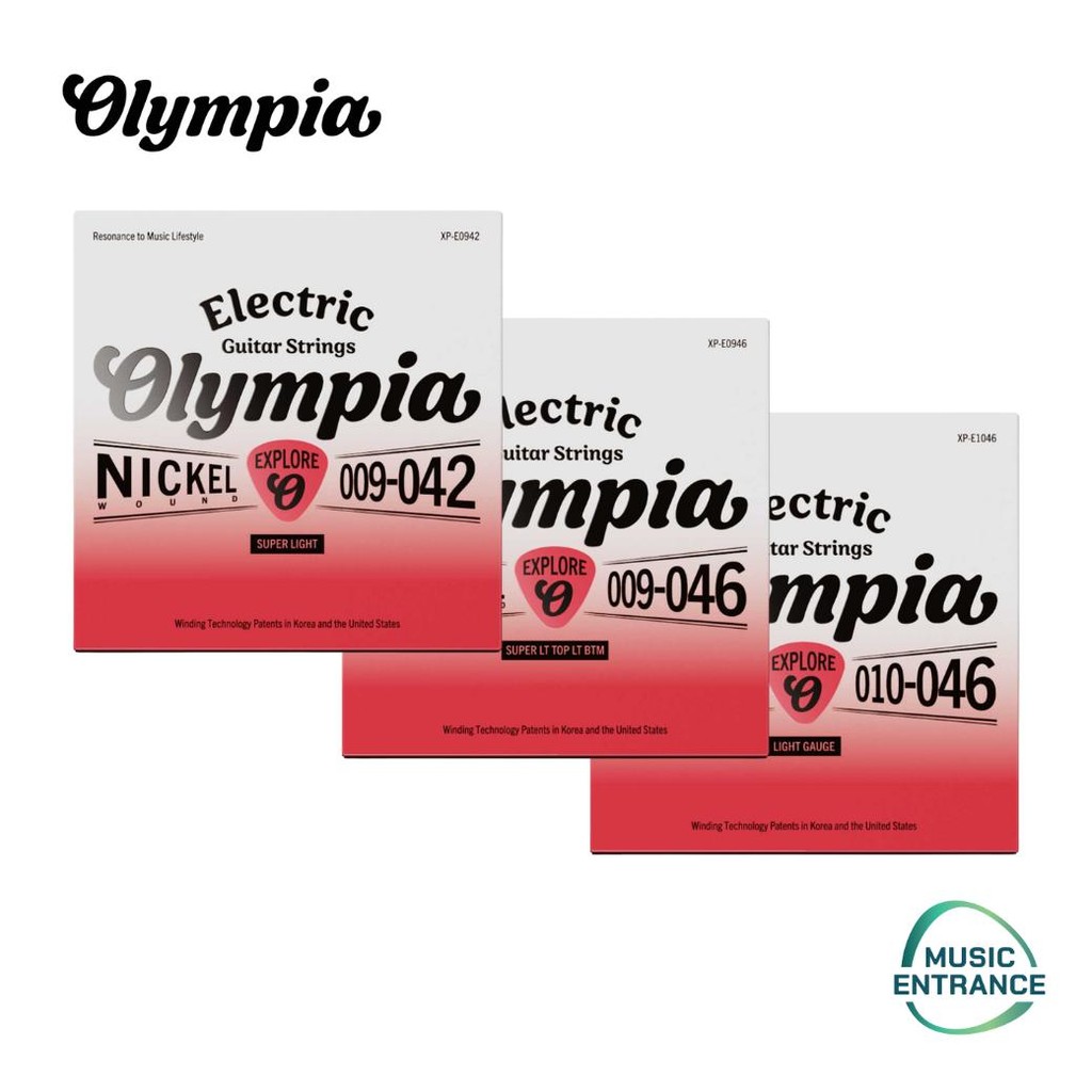 Olympia EXPLORE Series สายกีตาร์ไฟฟ้า Olympia Nickel Wound