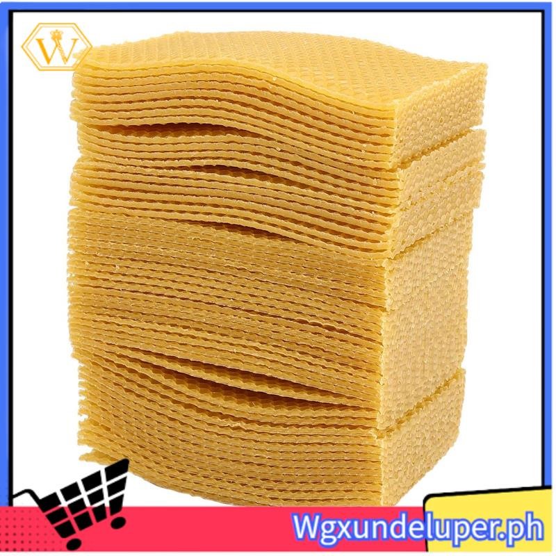 W50PCS การเลี้ยงผึ้ง Hive การเลี้ยงรังผึ้ง Foundation กรอบ Hive Garden Hive เครื่องมือการเลี้ยงผึ้ง