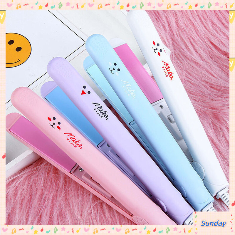 จัดส่งที่รวดเร็ว! เครื่องหนีบผม 2-in-1 ราคาถูกสุด ๆ แบบพกพาขนาดเล็กผลิตภัณฑ์ดูแลเส้นผมของผู้หญิง