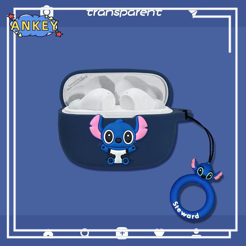 Case for JBL Wave Beam 2 , Vibe Beam , W200 TWS Silicone Cute Cartoon Protective Covers Wireless Earbuds Shell TWS Headphone Portable - รูปที่ 3