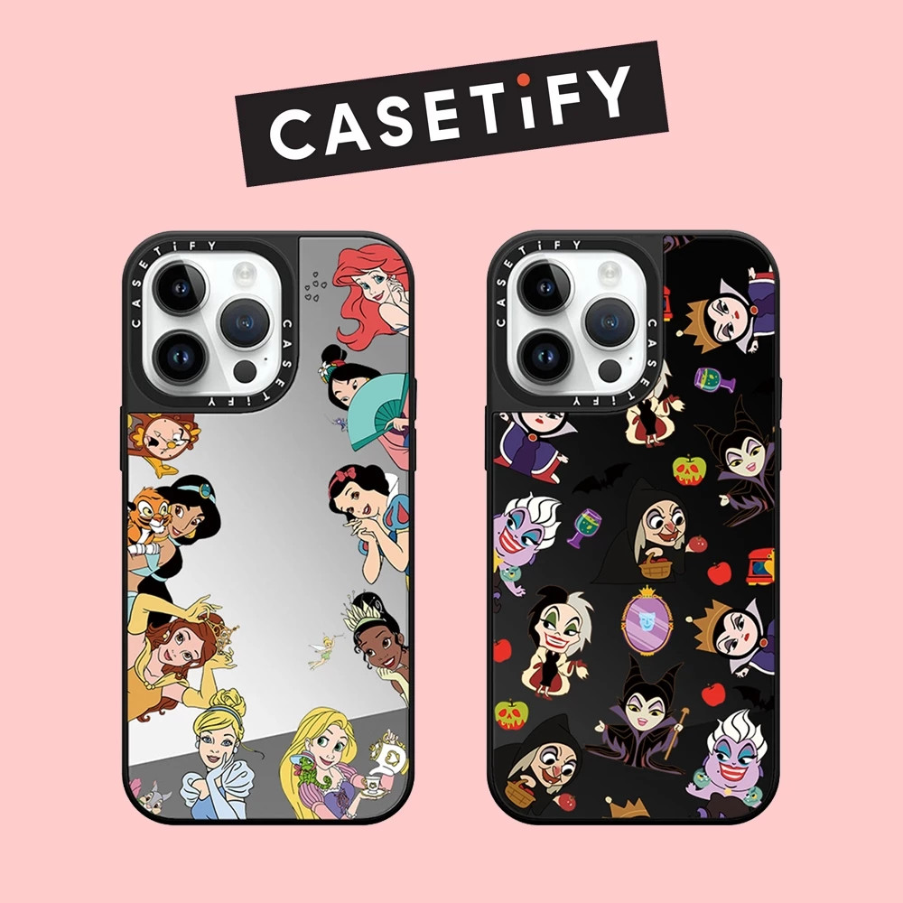 เจ้าหญิงและแม่มดเคสโทรศัพท์สําหรับ IPhone 16 ProMax 16 Pro 16 Plus 15 Pro 15 ProMax 14 ProMax 13 ProMax 12ProMax 11 ด้านข้างพิมพ์ปลอกแข็ง