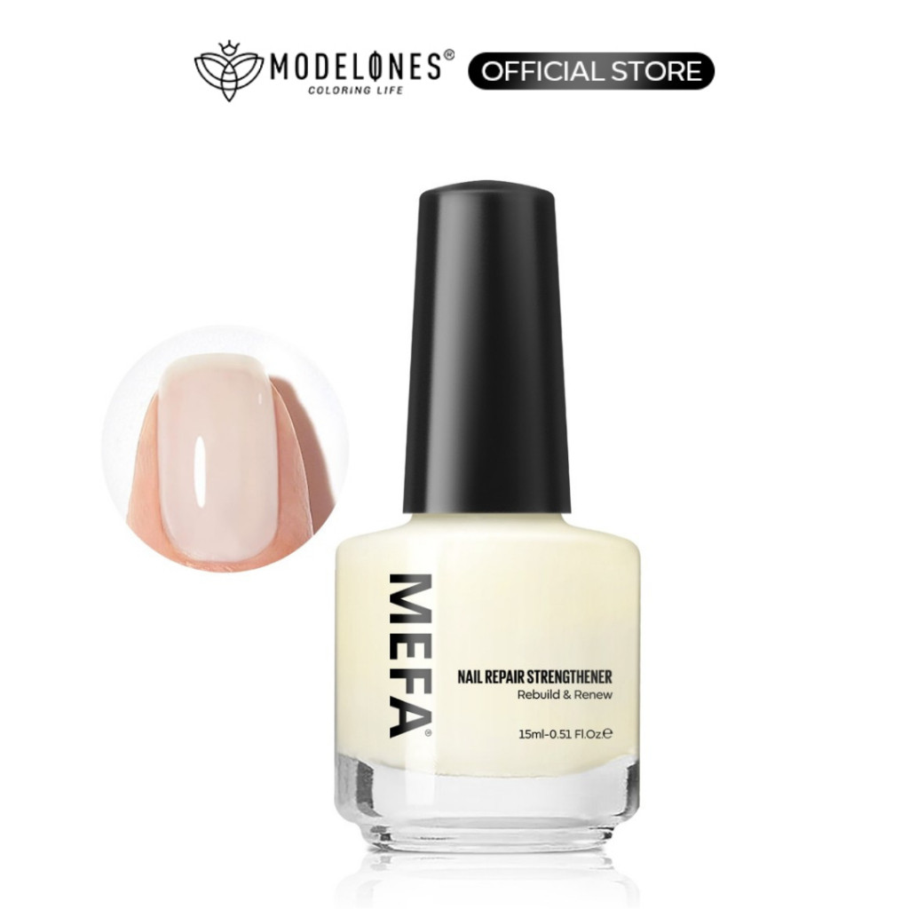 MEFA  น้ำยาบำรุงเล็บ 15ml – เสริมความแข็งแรง ฟื้นฟูเล็บบาง สูตรอ่อนโยน ปลอดภัย