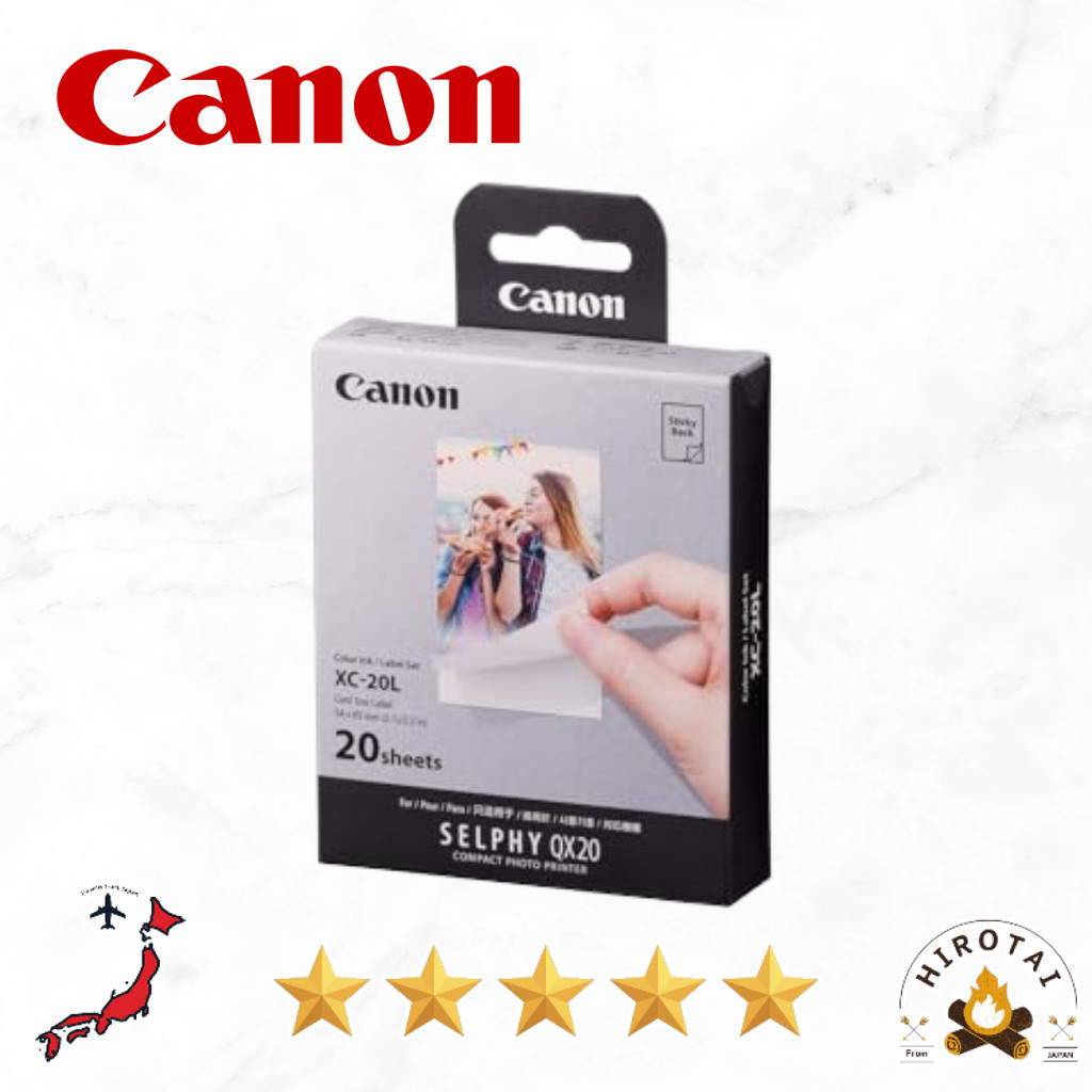 Canon QX20 Color Ink & Label Set - Exclusive for QX20 【XC-20L】