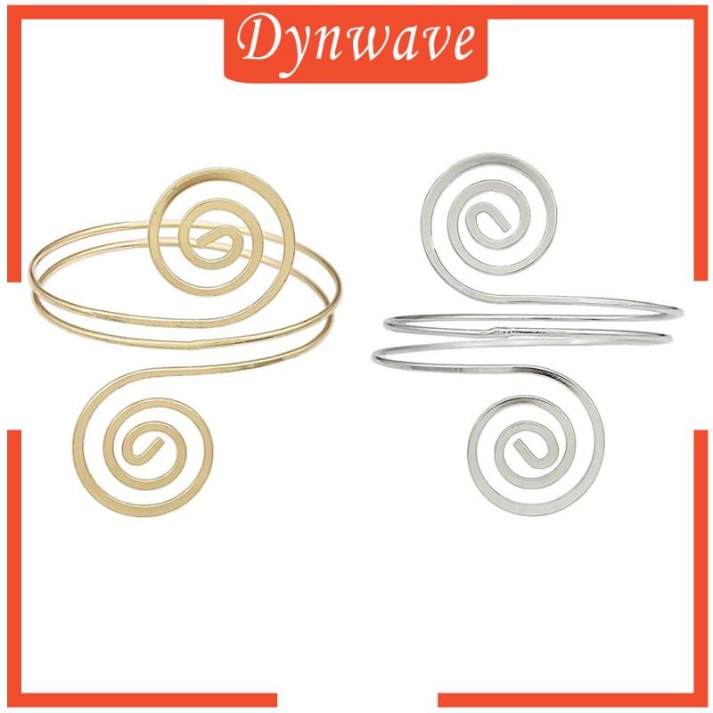 [Dynwave] Alloy Upper Arm Cuff Armlet Bracelet Open Armband Bracelet Arm Cuff Gift for Women