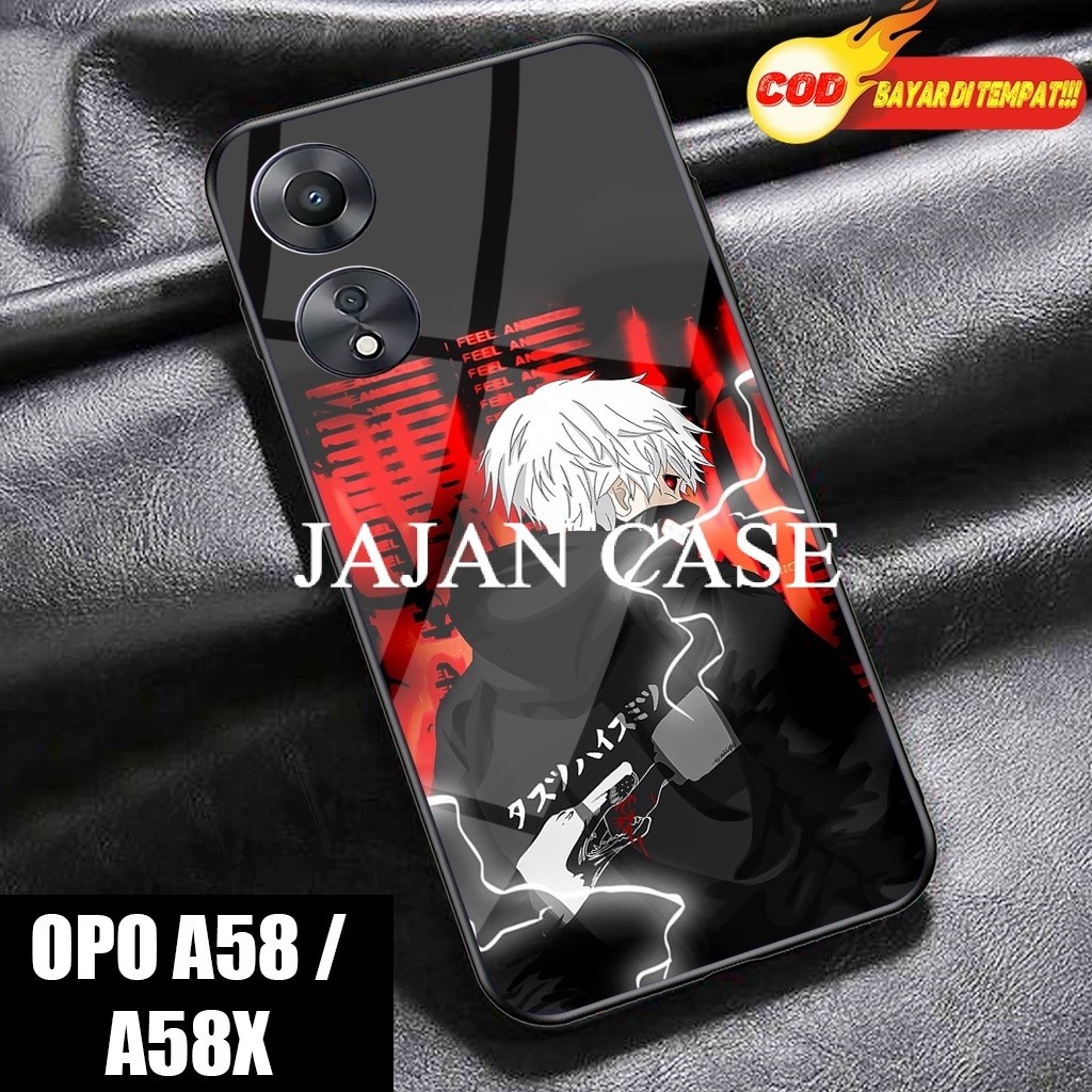OPPO A58 5G Glossy Case - KEN ANIME - 2D Glossy Hardcase - OPPO A58X - OPO A78 Silicone - OPO A95 So