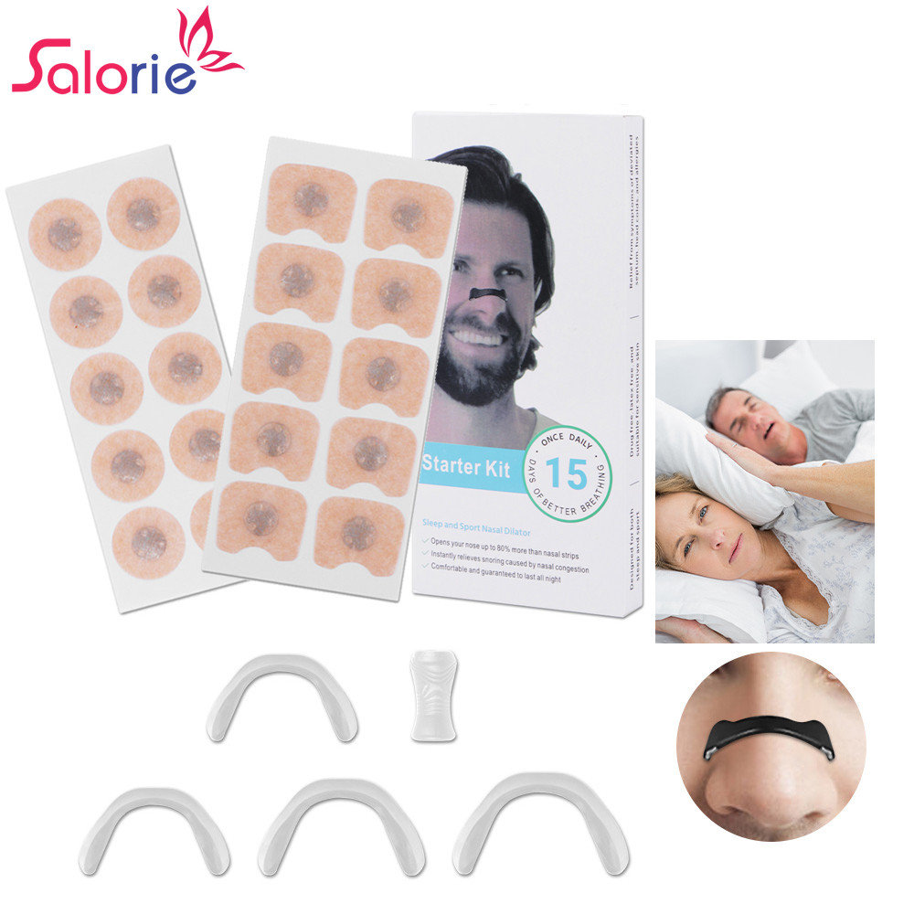 Salorie Sport Nasal Dilator Sleep Nasal Breathing Dilators Starter Kit Nose Breathe Strips Nasal Str