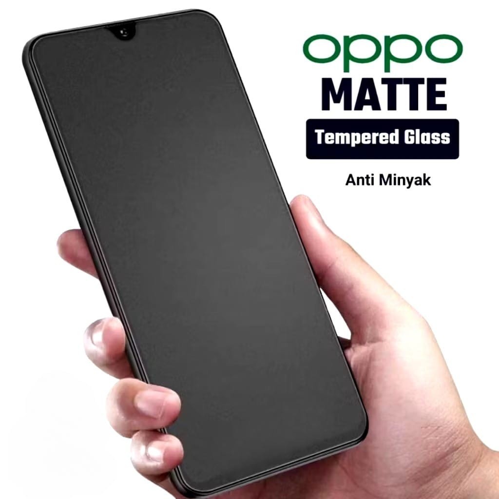 กระจกนิรภัย Matte Oppo A3s A5s A7 A7x A7n A8 A9 A9x A11 A1k A11k A11x A12 A12e A12s A15 A15 A15 A15s