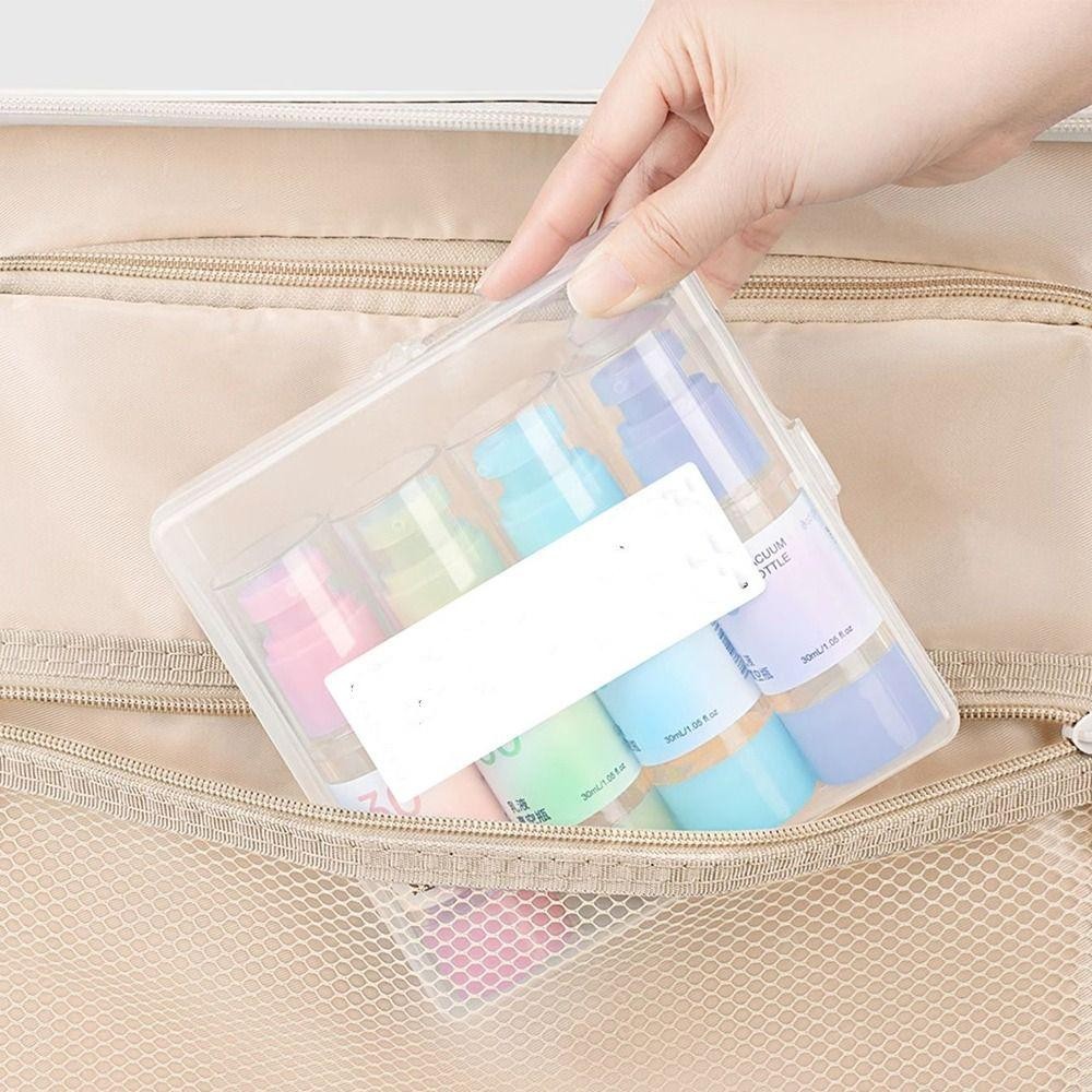 Uumir ขวดรีฟิลสูญญากาศ, ขวดสเปรย์ตัวอย่างแบบพกพาสีสันสดใส, เครื่องมือแต่งหน้า Push-type 30ml ขวดโลชั่น