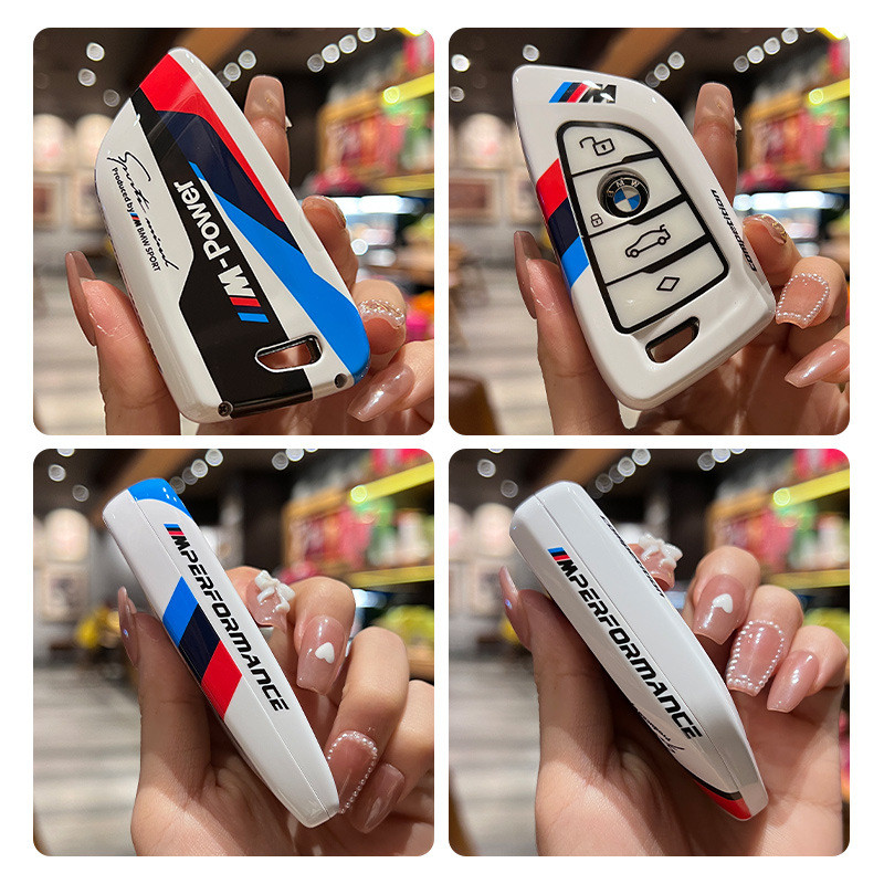 กระเป๋าใส่กุญแจ BMW รุ่นใหม่สำหรับซีรีส์ 3 ซีรีส์ 5 เข้ากันได้กับ X1 X2 X3 X4 X5 เคสใบมีด 3 Series 5 Series 530 รถ i3 Men ix3 ราคา ถูกที่สุด ดีลบีเคเค แกลเลอรีภาพที่ 6
