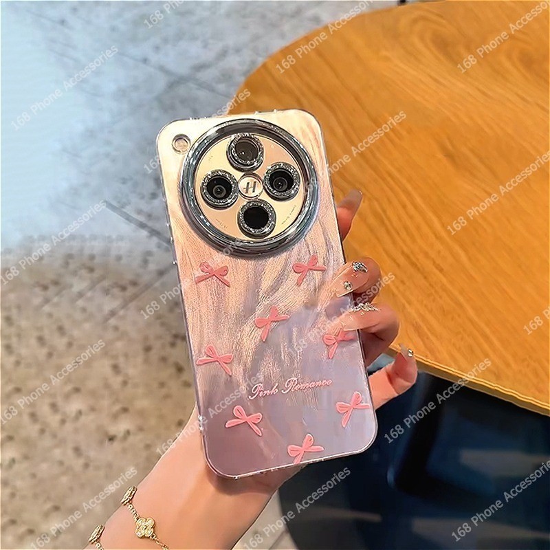 เคส OPPO Find X8 5G เคสน่ารักผีเสื้อโบว์ด้านแข็งกันกระแทกเคสพร้อมแวววาวกล้องฝาครอบเลนส์ป้องกันโทรศัพท์สําหรับเด็กผู้หญิงนักเรียนผู้หญิง - รูปที่ 7