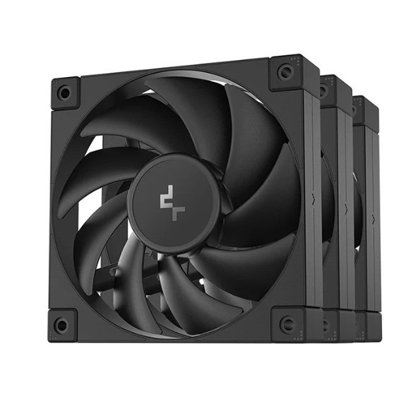 เคสพัดลม Deepcool FD12 - 120 มม. 3in1 / 3 แพ็ค 12 ซม. - สีดํา