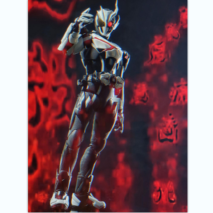 Bandai SHF Kamen Rider 01 Zero One Yak Form Dark-One Soul Limited เคลื่อนย้ายได้โมเดลหุ่น