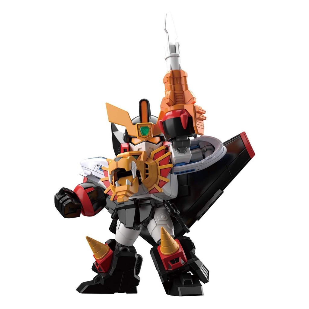 SD Cross Silhouette GaoGaiGar Colored Plastic Model