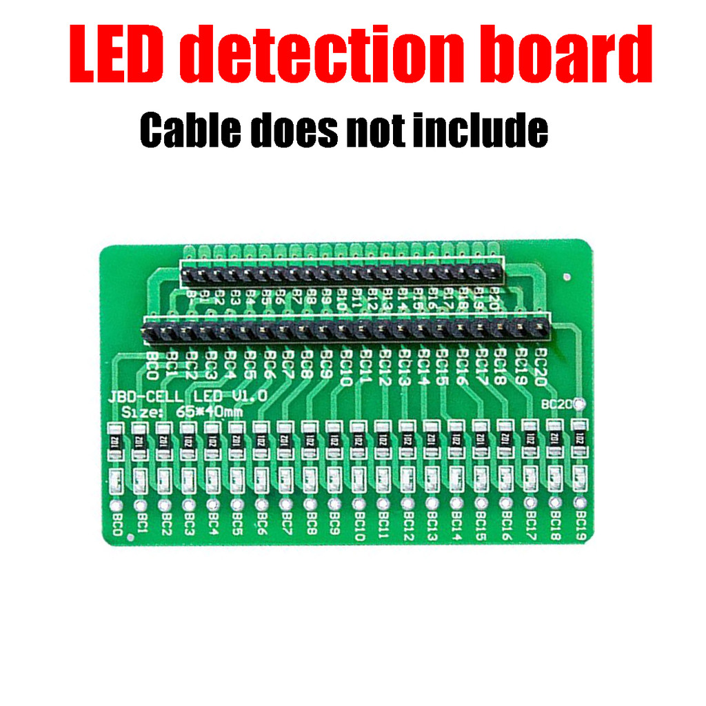 3S-20S LED Detection Board เครื่องทดสอบสายไฟการตรวจจับสายไฟแบตเตอรี่ลิเธียม Charger แผ่นป้องกันสำหรับ Li-ion LifePo4 แบตเตอรี่ลิเธียมป้องกัน 4S 7S 16S BM