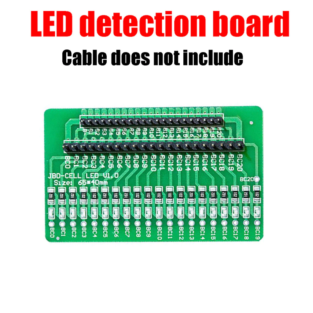 3S-20S LED Detection Board เครื่องทดสอบสายไฟการตรวจจับสายไฟแบตเตอรี่ลิเธียม Charger แผ่นป้องกันสําหรับ Li-ion LifePo4 แบตเตอรี่ลิเธียมป้องกัน 4S 7S 16S BM