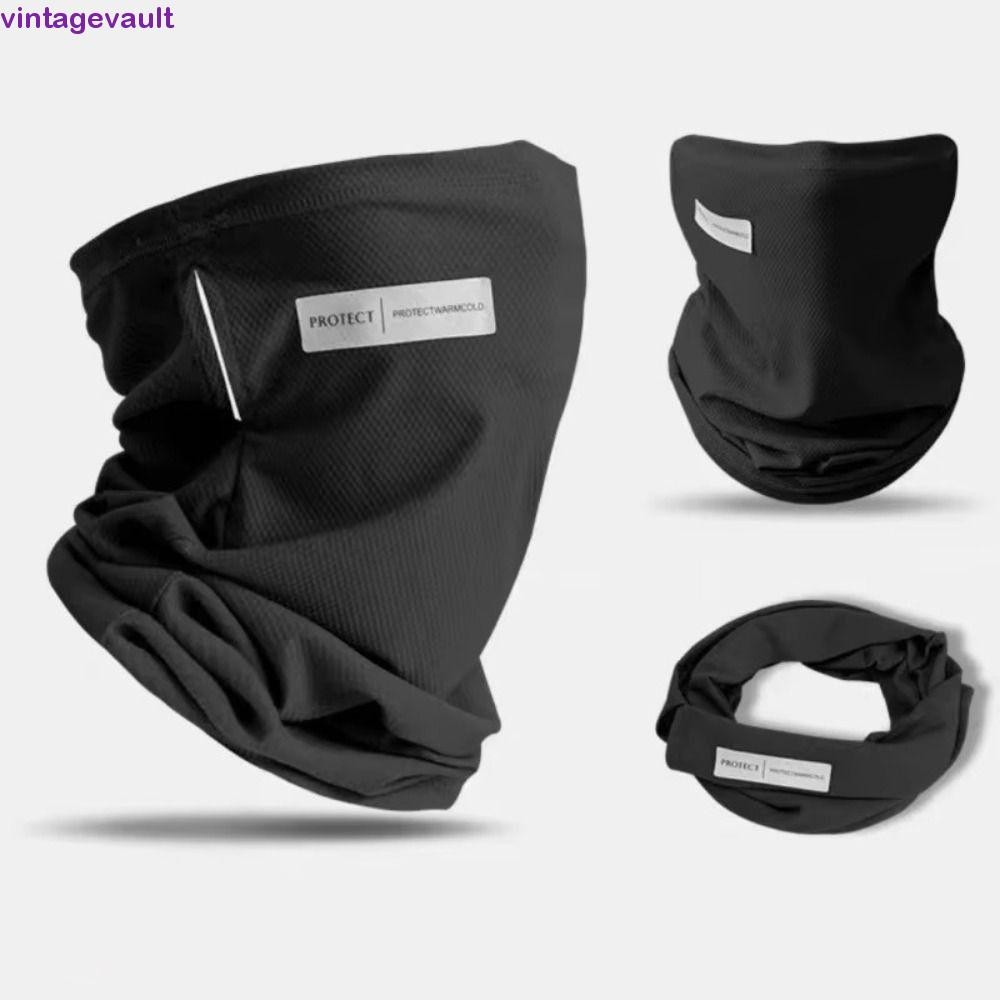 VINTAGEVAULT Ice Silk Face Cover, Summer Cycling Ice Silk Mask Scarf, New Outdoor UV Protection UPF 50+ Sunscreen Neck Wrap for Male Female
