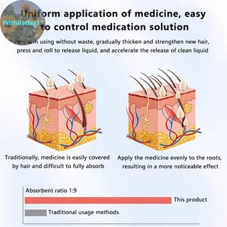 Scalp Applicator Liquid หวีรากผมนวดหวีสําหรับเซรั่มปลูกผมน้ํามันบํารุง Liquid Guiding Anti Hair Loss Scalp Care TH