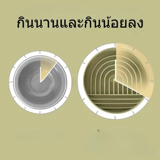 BHQ ชามชะลอกินแบบซิลิโคน ชามช่วยลดการสำลัก กันลื่น สําหรับฝึกสัตว์เลี้ยง สุนัขและแมว