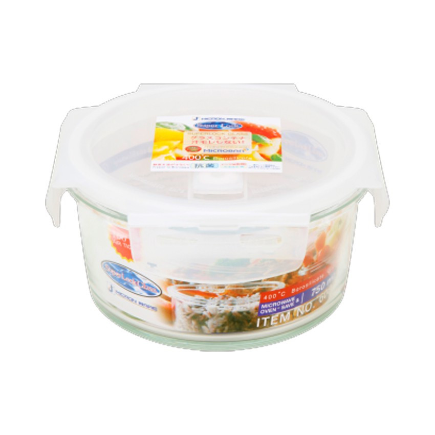 ซุปเปอร์ ล็อค กล่องถนอมอาหารแก้ว ขนาดความจุ 750 มล. รุ่น 6082 SUPER LOCK GLASS FOOD BOX 6082