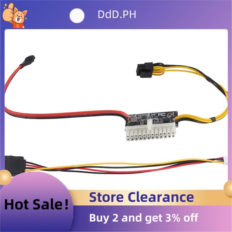 พลังงานสูง 300W 12V DC5.5X2.5MM อินพุต DC-ATX PSU Pico ATX สวิทช์การทําเหมือง PSU 24Pin MINI ITX DC ATX PC แหล่งจ่ายไฟ ATX 12V 300W แหล่งจ่ายไฟ