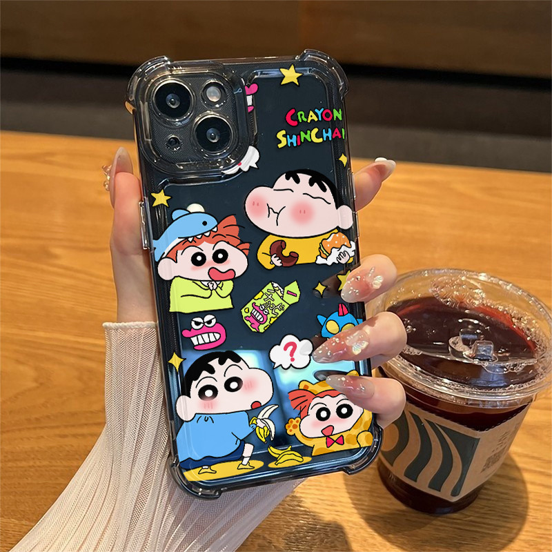 🌸TheOne🌸สี่มุมหนาป้องกันการตกเลนส์ป้องกันกรณีโทรศัพท์มือถือสำหรับ iPhone 17 16 15 14 13 12 11 ProMax X XR XS MAX 7 8PLUS