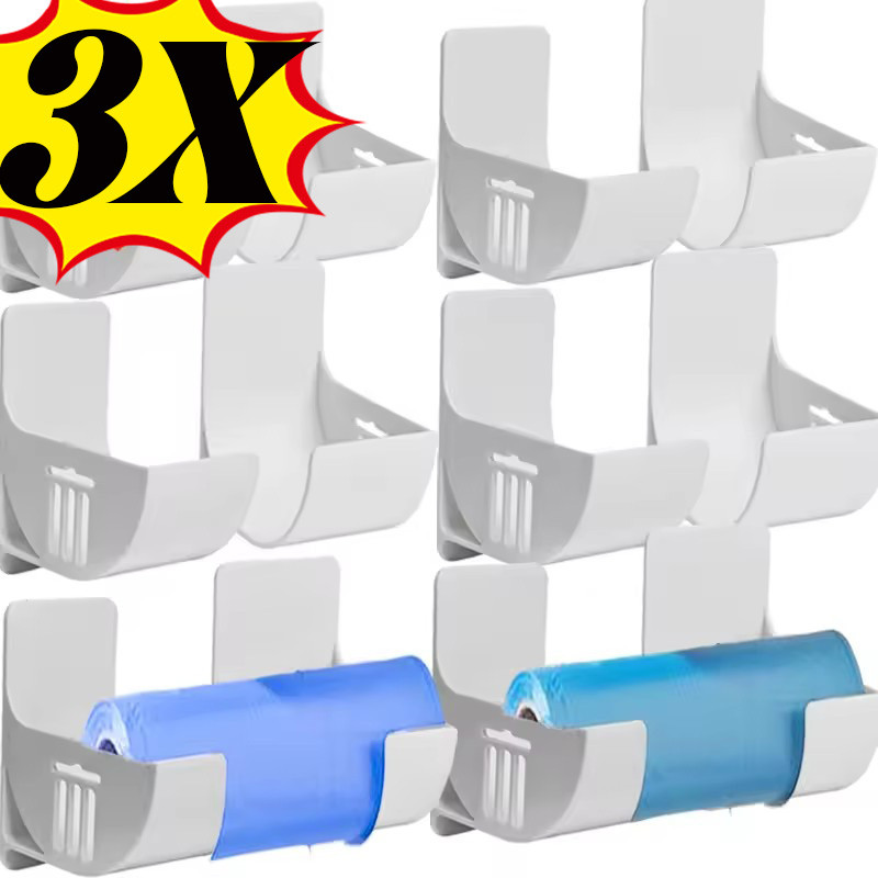 [3-5 วันมาถึง]3ชิ้นตู้เก็บชั้นวางจัดเก็บ-แยกซ้าย/ขวาปรับถาดสําหรับยึดห่อ/ฟอยล์ดีบุก/กระดาษบาร์บีคิว,ไม่ต้องเจา