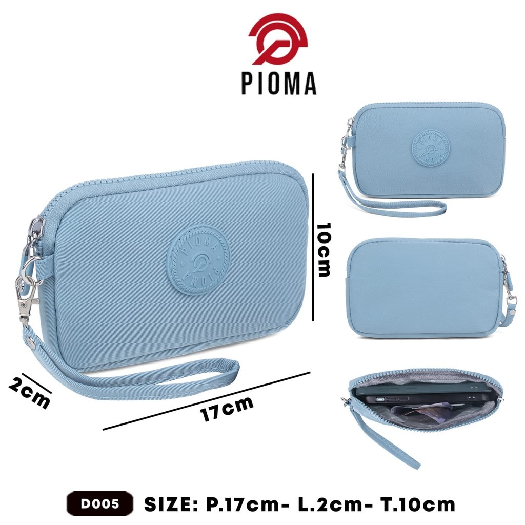 WALLET D005 PIOMA 1 ZIPPER / WALLET POUCH / MAKEUP PLACE / COIN WALLET / PIOMA WALLET lusie