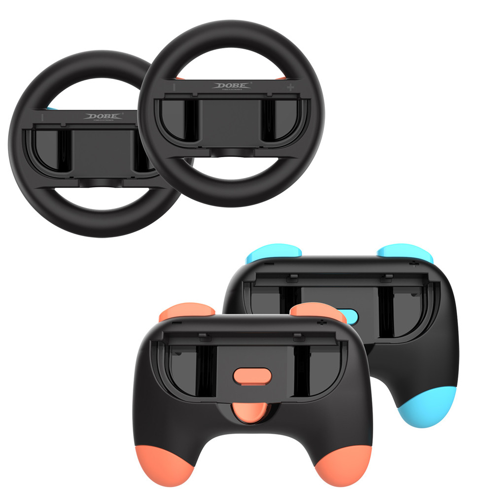 4 IN 1 พวงมาลัยแข่งและมือจับสําหรับสวิตช์ 2 2025,สวิตช์ล้อแข่งสําหรับเกมคอนโทรลเลอร์ J-Con,ชุดจับ