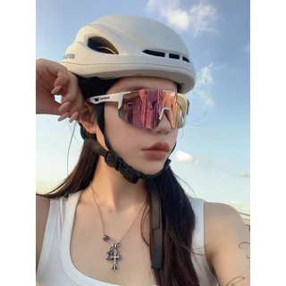 แว่นกันแดดสำหรับการขี่จักรยาน ป้องกันแสงยูวี400 ดีไซน์ทันสมัย เหมาะสำหรับคนขี่จักรยานในฤดูร้อนและกิจกรรมกลางแจ้ง